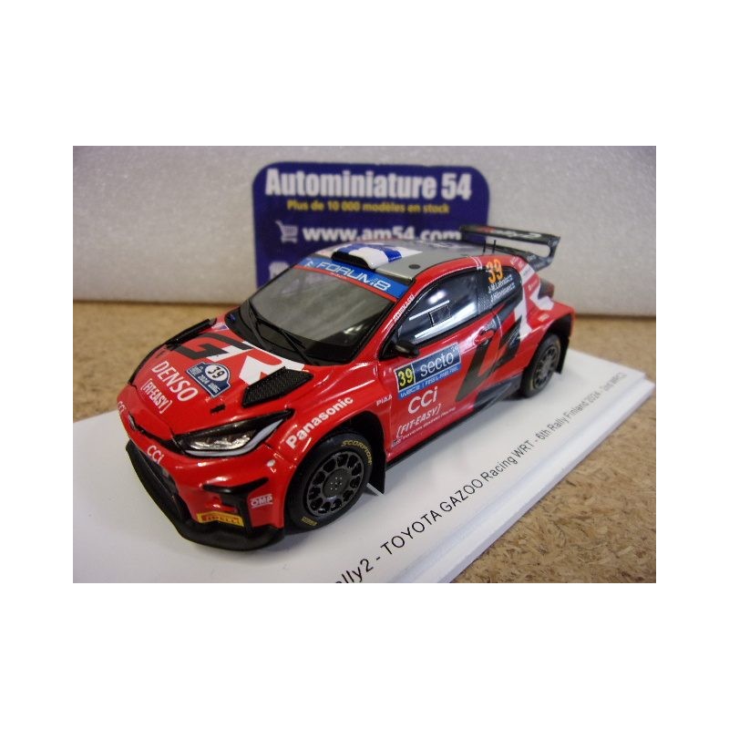2024 Toyota GR Yaris Rally2 n°39 Latvala - Hanninen 6th Finland -2nd wrc2 S6879 Spark Model