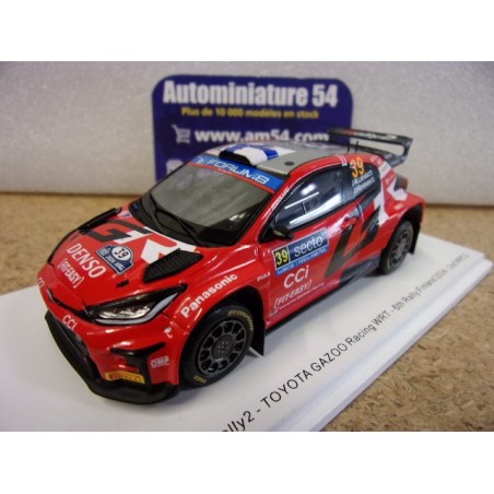 2024 Toyota GR Yaris Rally2 n°39 Latvala - Hanninen 6th Finland -2nd wrc2 S6879 Spark Model