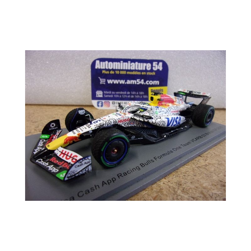 2025 Visa Cash Racing Bull VCARB02 n°6 Isack Hadjar JBritish GP S9599 Spark Model