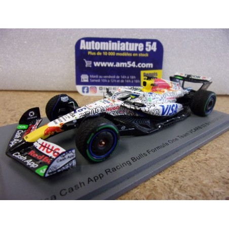 2025 Visa Cash Racing Bull VCARB02 n°6 Isack Hadjar JBritish GP S9599 Spark Model