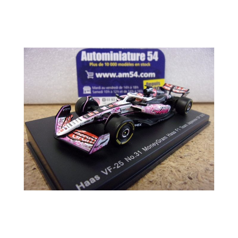 2025 Haas F1 Team VF25 n°31 Esteban Ocon Japanese GP Y439 Spark Model Sparky 1.64