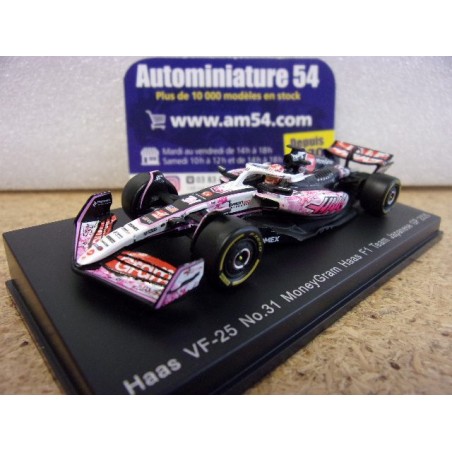 2025 Haas F1 Team VF25 n°31 Esteban Ocon Japanese GP Y439 Spark Model Sparky 1.64