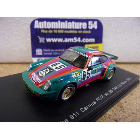 1975 Porsche 911 RSR n°65 Sprowls - Bolanos - Contreras Le Mans 64S029 Spark Model Sparky