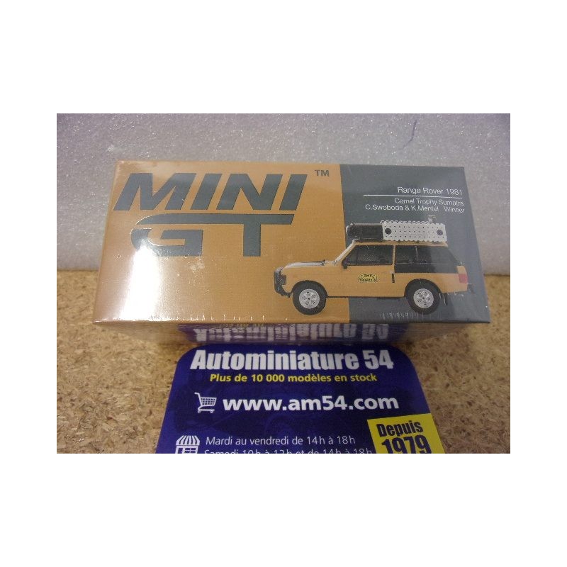 1981 Range Rover Camel Trophy Sumatra Winner MGT01144 True Scale Models Mini GT