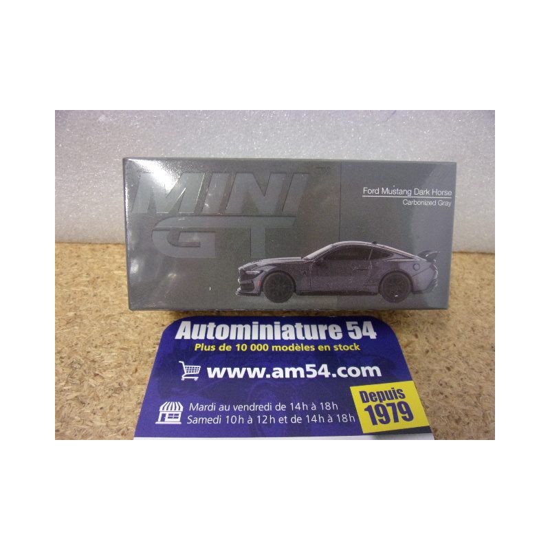 Ford mustang Dark Horse Carbonized Gray MGT01130 True Scale Models Mini GT 1.64