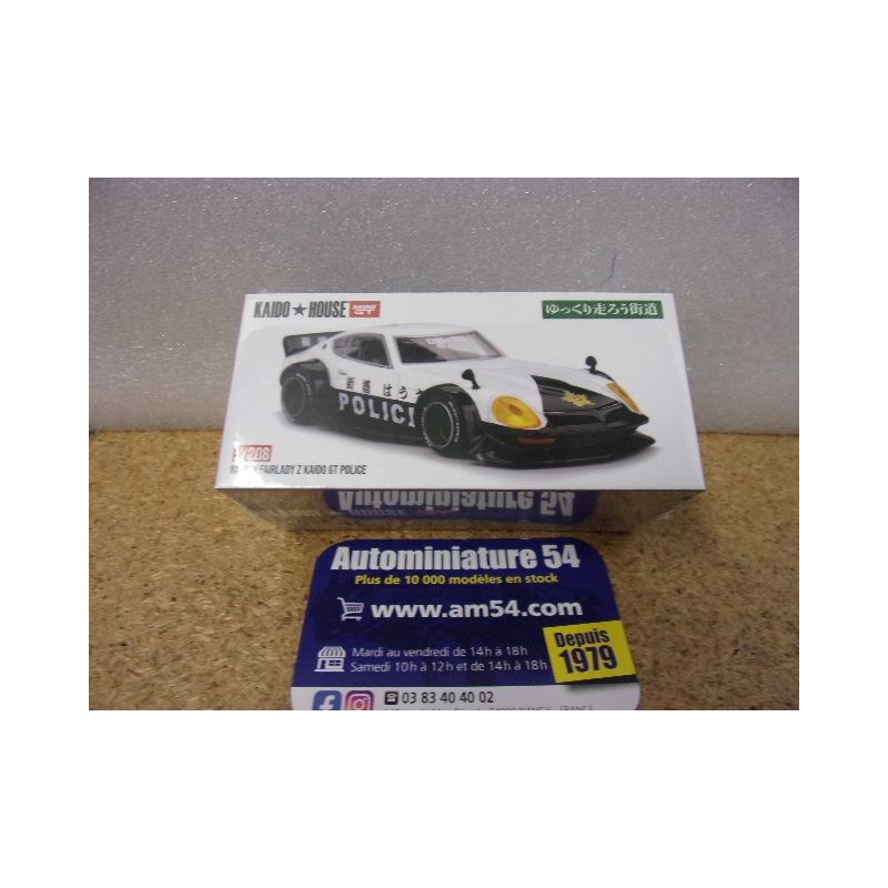 Nissan Datsun Fairlady Z Kaido GT Police KHMG208 True Scale Miniatures MinGT