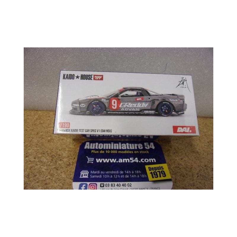 Honda NSX Kaido Test Car pec V1 DAI NSX KHMG190 True Scale Miniatures MinGT
