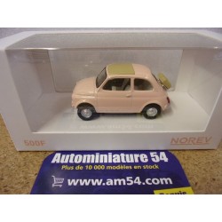 Fiat 500F Pink Beige 1965 771205  Norev  Jet Car
