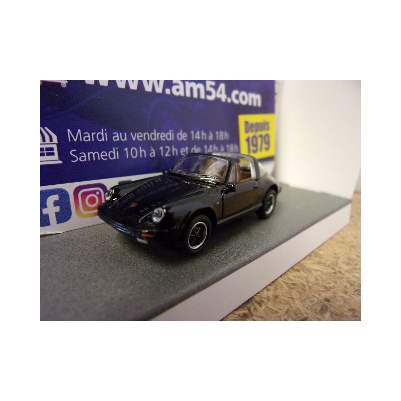 Porsche 911 3.2 Targa Black 87U00058 Schuco 1/87