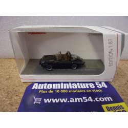 Porsche 911 3.2 Targa Black 87U00058 Schuco 1/87