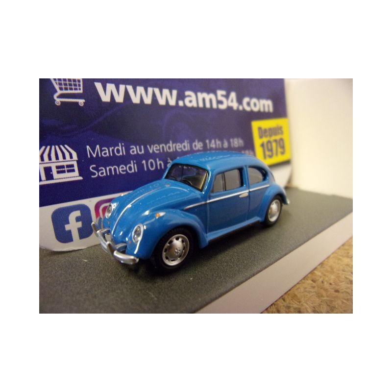 Volkswagen Kafer Cox Coccinelle Beetle Blue 87U00062 Schuco