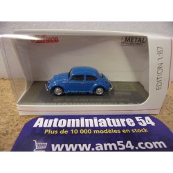 Volkswagen Kafer Cox Coccinelle Beetle Blue 87U00062 Schuco
