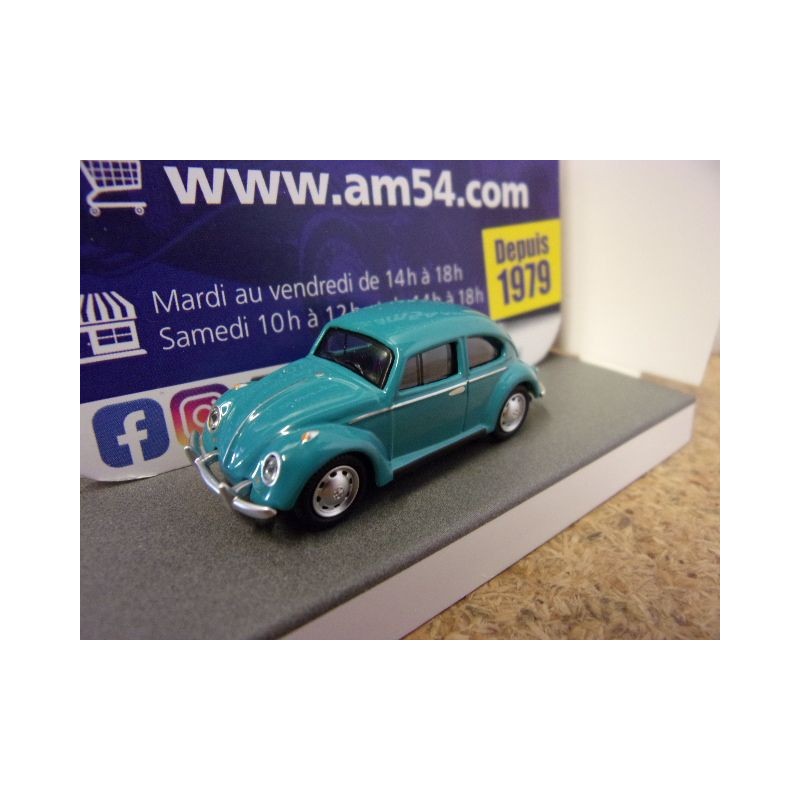 Volkswagen Kafer Cox Coccinelle Beetle Blue 87U00033 Schuco