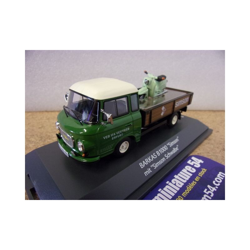 Barkas B1000 Pritshe Simson Schwalbe + moto 450730000 Schuco