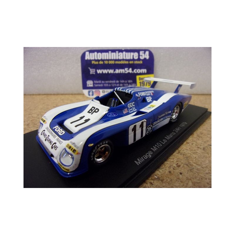1979 Mirage M10 n°11 Hobbs - Bell - Schuppan Le Mans S0314 Spark Model