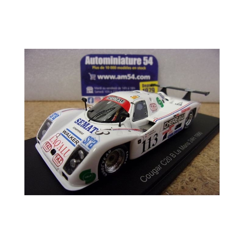 1990 Cougar C20B n°113 Farjon - Messaoudi Le Mans S9511 Spark Model