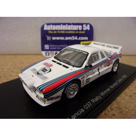 1983 Lancia 037 n°1 Rohrl - Geistdorfer 1st winner Monte Carlo S9108 Spark Model