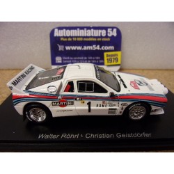 1983 Lancia 037 n°1 Rohrl - Geistdorfer 1st winner Monte Carlo S9108 Spark Model