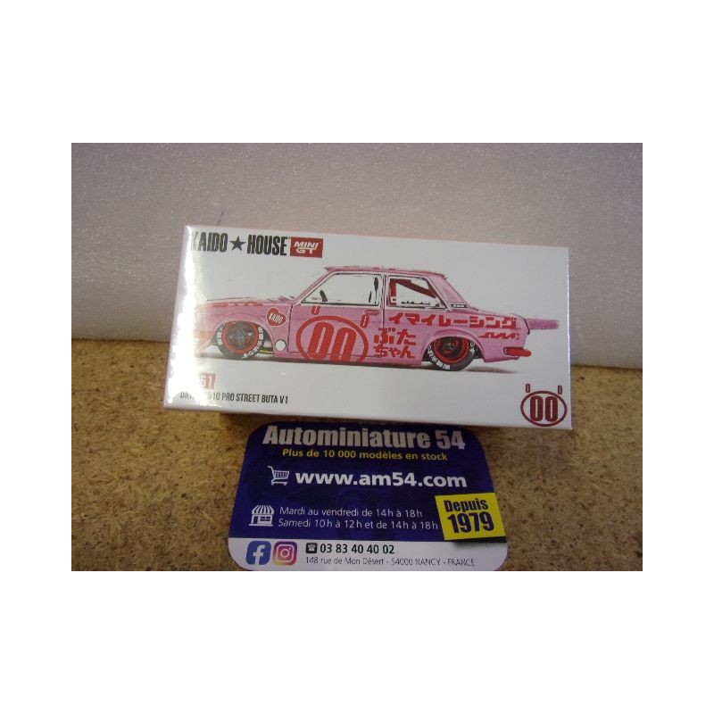 Datsun Kaido House 510 Pro Street Buta V1 KHMG161 True Scale Miniatures MinGT