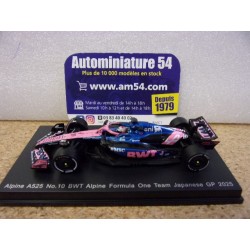 2025 Alpine A524 BWT n°10 Pierre Gasly Y432 Spark Model Sparky 1.64