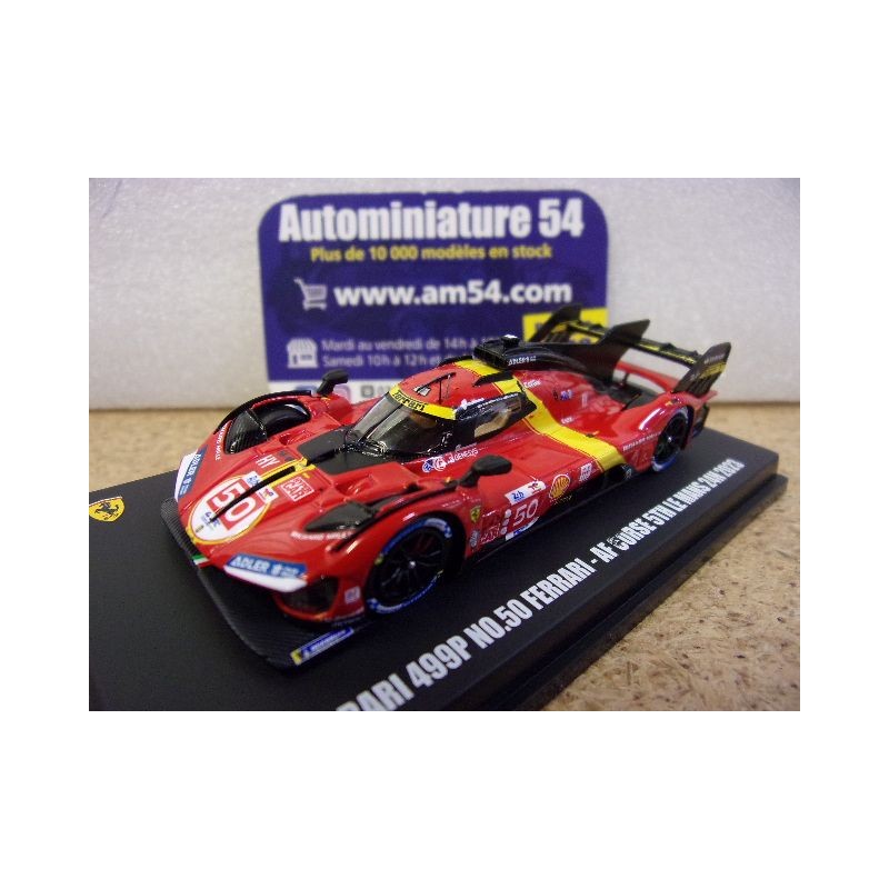 2023 Ferrari 499P AF Corse n°50 Fuoco - Molina - Nielsen 5th Le Mans LS64005LM Look Smart 1/64