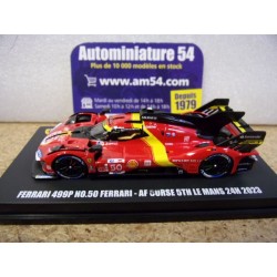 2023 Ferrari 499P AF Corse n°50 Fuoco - Molina - Nielsen 5th Le Mans LS64005LM Look Smart 1/64