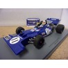 1971 Tyrrell 003 n°11 Jackie Stewart 1st Winner Monaco GP 18S537 Spark Model