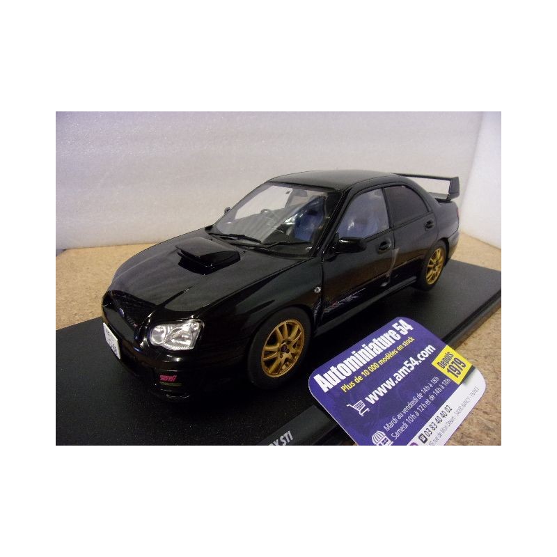 Subaru Impreza WRX STi Java Black Pearl 2004 S1812305 Solido