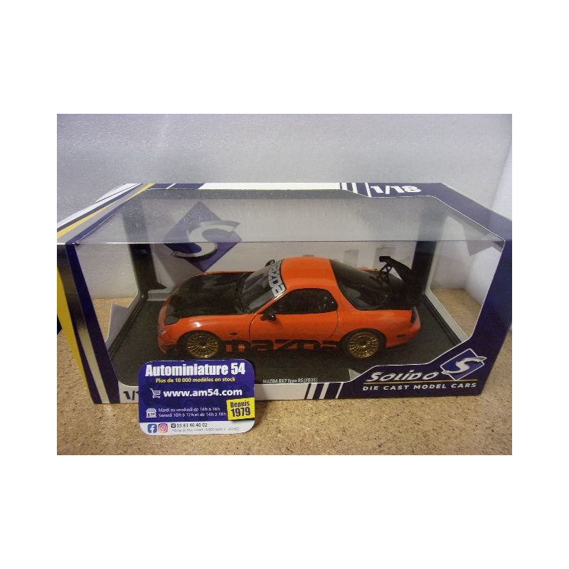 Mazda RX7 Type RS FD3S Orange Steetfighter 1994 S1810604 Solido