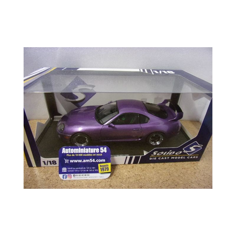 Toyota Supra MK4 A80 Metallic Purple 1993 S1807607 Solido