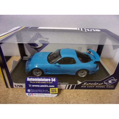 Mazda RX7 Type RS FD3S Streetfighter Néon Blue 1994 S1810608 Solido