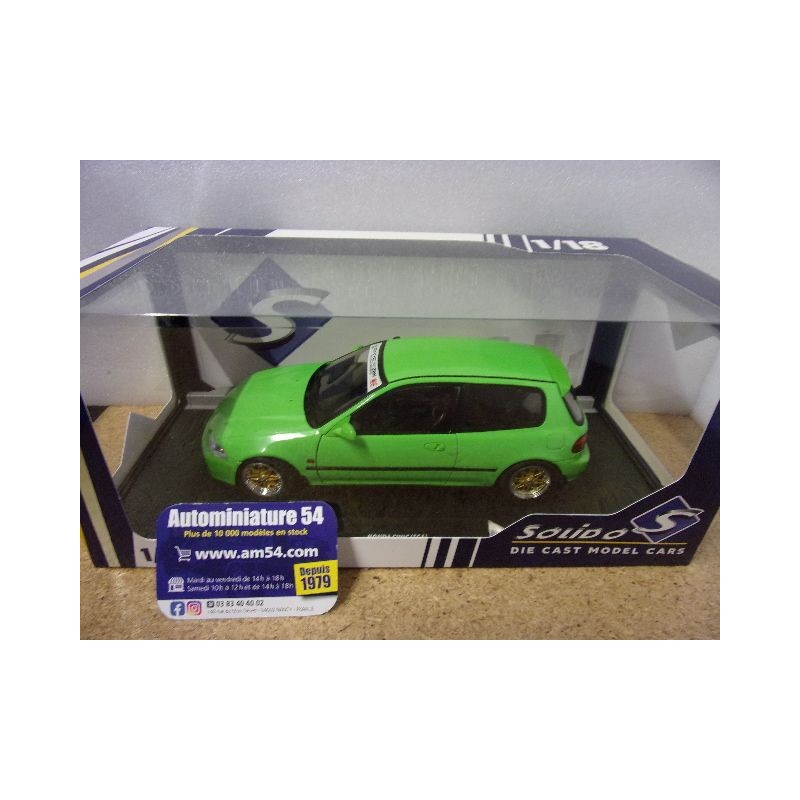Honda Civic EG6 Neon Green 1991 S1810408 Solido