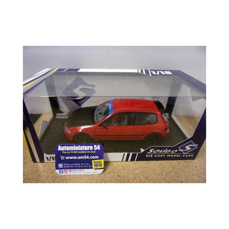 Honda Civic EG6 Spoon Version Red 1991 S1810403 Solido