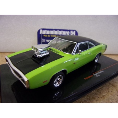 Dodge Charger Green - Black 1970 CLC620 Ixo Models