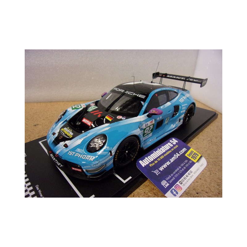 2025 Porsche 911 - 992 n°92 Hardwick - Pera - Litz 1st winner GT3 Le Mans MG-I-911LM-251892 Ixo Models