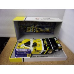 1984 Porsche 956 LH n°7 Ludwig - Pescarolo - Johansson 1st Winner Le Mans W18043004C Werk83