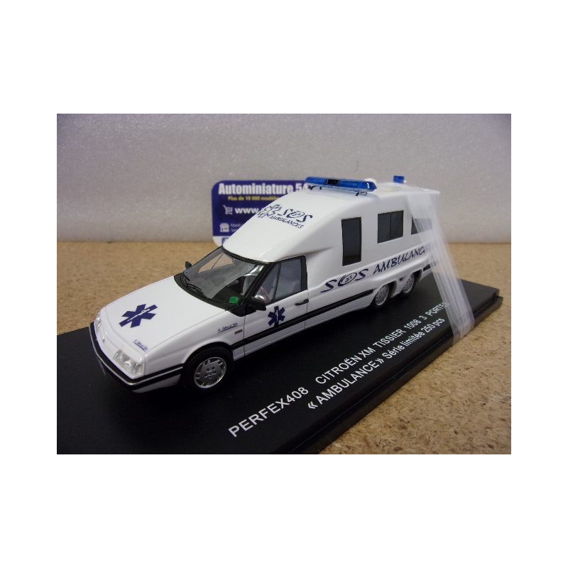 Citroen XM Tissier 6 roues SOS Ambulances ref 408 Perfex
