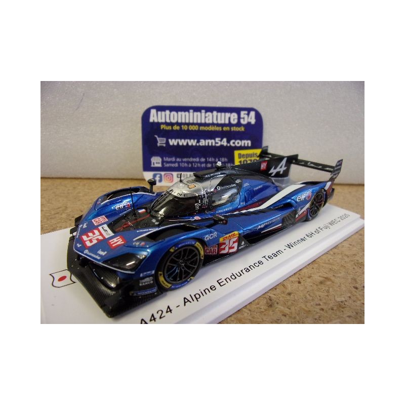 2025 Alpine A424 n°35 Chatin - Hasburg - Milesi 1st Winner Fuji SJ200 Spark Model