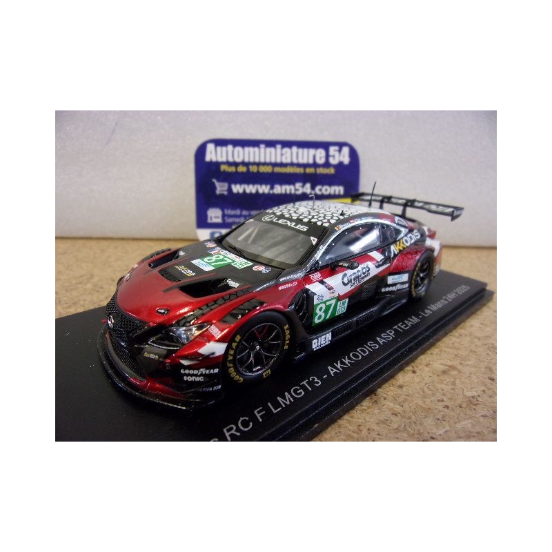 2025 Lexus RCF GT3 Akkodis n°87 Umbrarescu - Lopez - Schmid Le Mans S9303 Spark Model