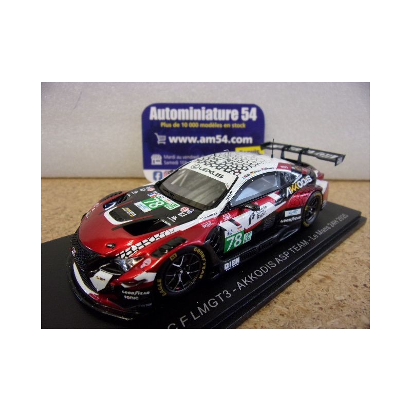 2025 Lexus RCF GT3 Akkodis n°78 Robin - Hawksworth - Gehrsitz Le Mans S9300 Spark Model