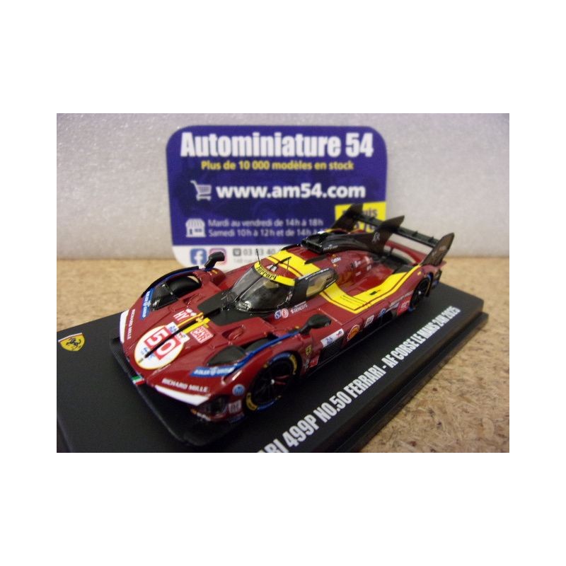 2025 Ferrari 499P AF Corse n°50 Fuoco - Molina - Nielsen Le Mans LS64008LM Look Smart 1/64