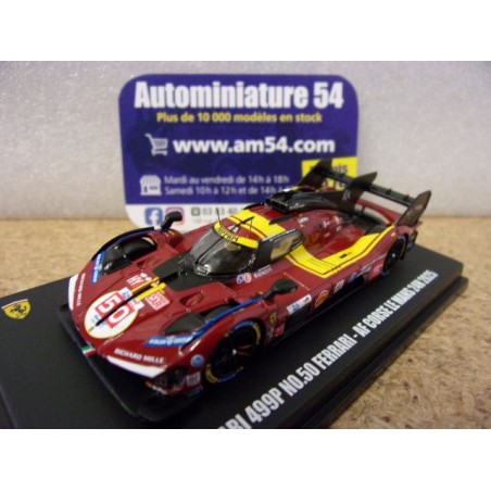 2025 Ferrari 499P AF Corse n°50 Fuoco - Molina - Nielsen Le Mans LS64008LM Look Smart 1/64