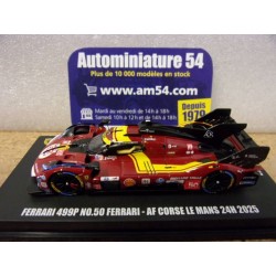 2025 Ferrari 499P AF Corse n°50 Fuoco - Molina - Nielsen Le Mans LS64008LM Look Smart 1/64