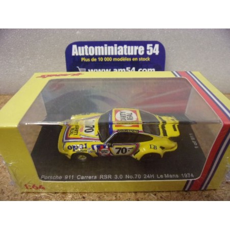 1974 Porsche 911 RSR 3.0 n°70 Touroul - Cachia - Rua Le Mans 64S021 Spark Model Sparky