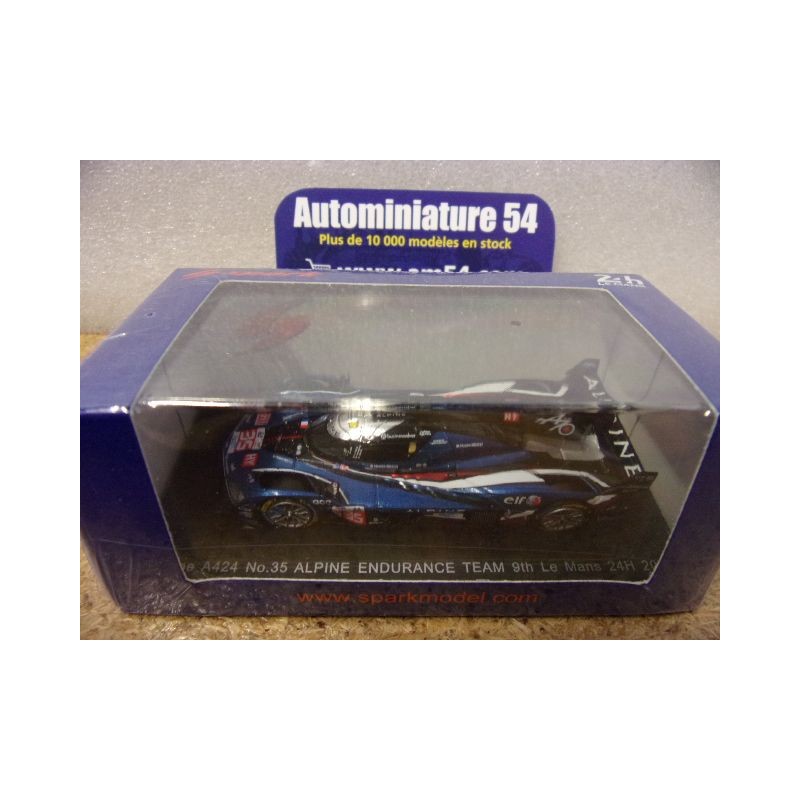 2025 Alpine A424 n°35 Chatin - Habsburg - Milesi 9th Le Mans 64S065 Spark Model Sparky