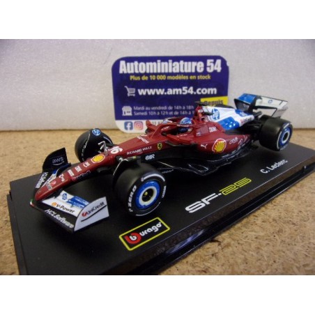 2025 Ferrari F1 SF-25 n°16 Charles Leclerc Miami GP 18-36852-Mi Bburago Racing