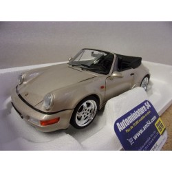 Porsche 911 - 964 Turbo Look Cabrio Zermattsilver 1992 187140 Norev