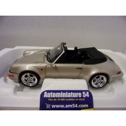 Porsche 911 - 964 Turbo Look Cabrio Zermattsilver 1992 187140 Norev