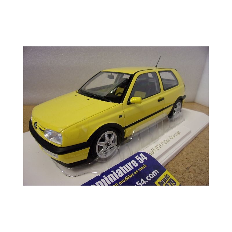 Volkswagen Golf 3 GTI Color Concept Yellow 1994 188507 Norev