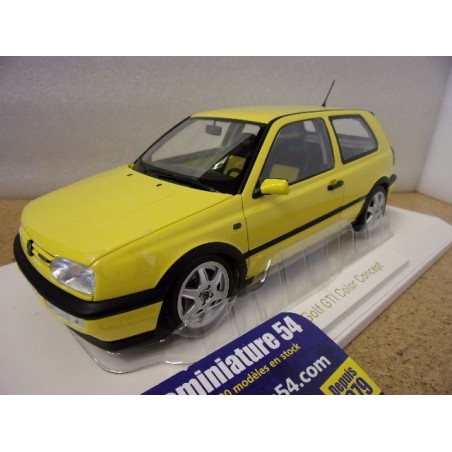 Volkswagen Golf 3 GTI Color Concept Yellow 1994 188507 Norev
